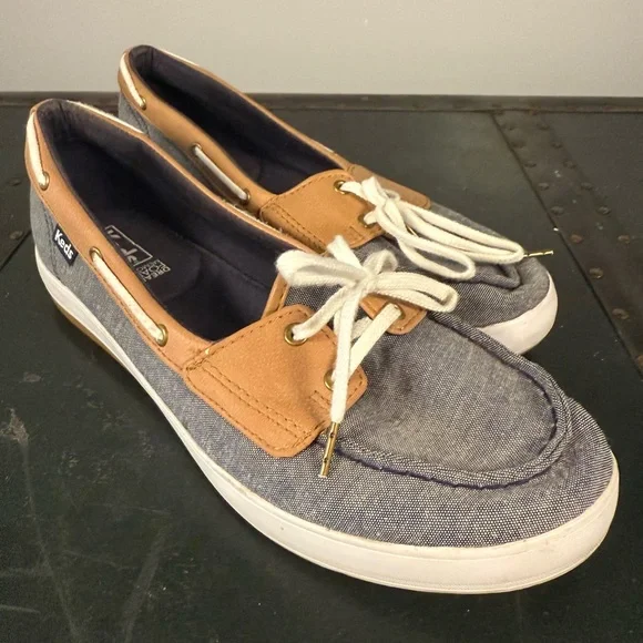 Keds Shoes Keds Wf663 Charter Chambray Blue Womens Size 85